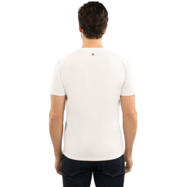 T-shirt Harcour Titouan homem Branco T-shirt Harcour Titouan homem Branco