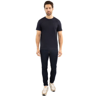 T-shirt Harcour Titouan homem Marinho Azul-marinho