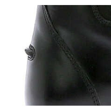 Botas Infantis Equithème Zip Couro Preto