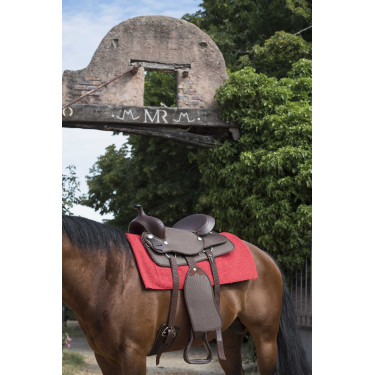 Tapete Westride Navajo algodão/acrílico liso Vermelho