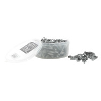 Elásticos de silicone Hippo-Tonic Prateado Cinzento