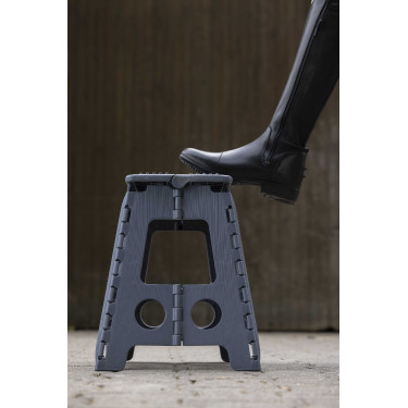 Banco-escada dobrável Hippo-Tonic Grip Cinzento