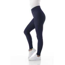 Calças softshell Equithème Dolomyt com fundo de silicone Azul-marinho Calças softshell Equithème Dolomyt com fundo de silicone Azul-marinho