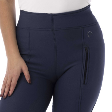 Calças softshell Equithème Dolomyt com fundo de silicone Azul-marinho Calças softshell Equithème Dolomyt com fundo de silicone Azul-marinho