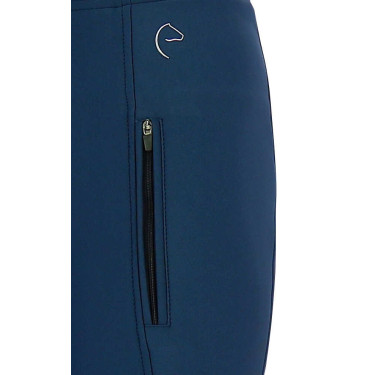 Calças softshell Equithème Dolomyt com fundo de silicone Azul-marinho Calças softshell Equithème Dolomyt com fundo de silicone Azul-marinho