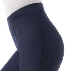 Calças softshell Equithème Dolomyt com fundo de silicone Azul-marinho Calças softshell Equithème Dolomyt com fundo de silicone Azul-marinho