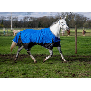 Cobertura Equithème Tyrex 1200D Aisance Azul / preto