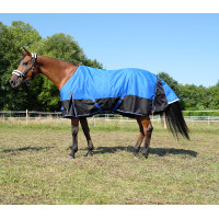 Cobertura Equithème Tyrex 1200D Aisance Azul / preto