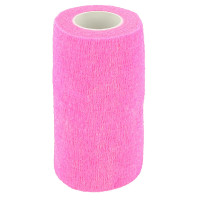 Faixa de trabalho Hippo-Tonic Flex-Wrap Rosa fluorescente
