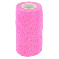 Faixa de trabalho Hippo-Tonic Flex-Wrap Rosa fluorescente