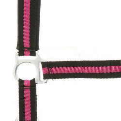 Caveção Norton nylon forrado com neoprene Preto / framboesa