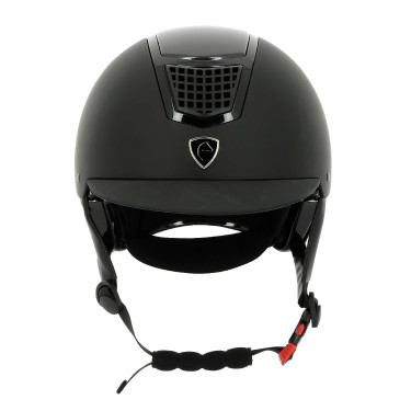 Capacete Equithème Airy Preto / carbono / preto