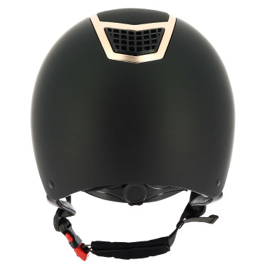 Capacete Equithème Airy Ouro rosa / preto