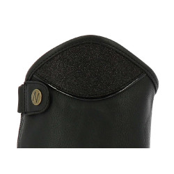 Mini-chaps Norton Glitter Preto