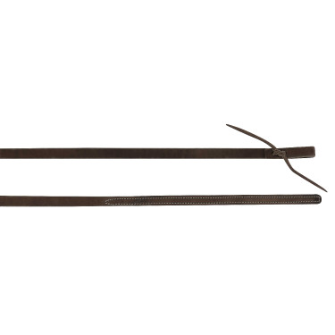 Rênes Westride por Franck Perret couro liso Chocolate Castanho