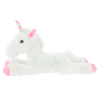 Peluche Equi-Kids Unicórnio modelo médio Branco / rosa