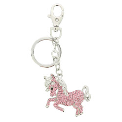 Chaveiro Equi-Kids Ponyto Rosa / branco