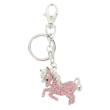 Chaveiro Equi-Kids Ponyto Rosa / branco
