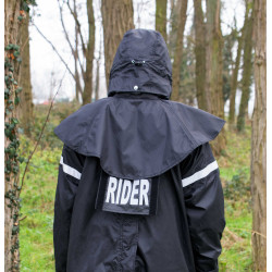 Impermeável Equithème RiderCoat Preto