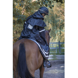 Impermeável Equithème RiderCoat Preto