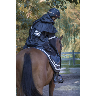 Impermeável Equithème RiderCoat Preto