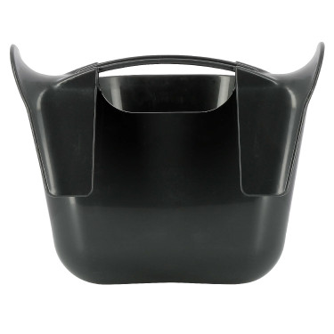 Comedouro portátil com ganchos Hippo-Tonic Preto