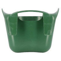 Comedouro portátil com ganchos Hippo-Tonic Verde