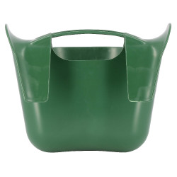 Comedouro portátil com ganchos Hippo-Tonic Verde