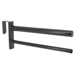 Suporte de sela e tapete Hippotonic removível Preto