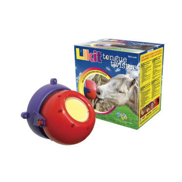 Jogo de sal para cavalo Tongue Twister Likit Vermelho