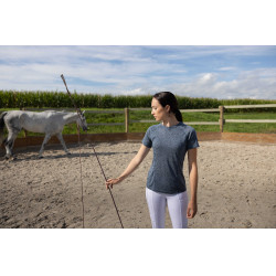 Camiseta Pro Series Vibration de mangas curtas Azul