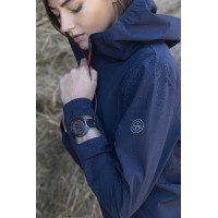 Casaco de chuva Equithème Eliza Azul-marinho