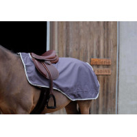 Cobre-rins Equithème Tyrex 1200D reciclado com forro polar  Cinzento-acastanhado Castanho