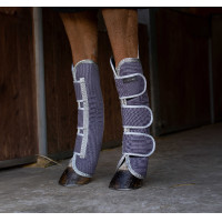 Guêtres de transporte Equithème Tyrex 1200D recicladas Cinzento-acastanhado Castanho Guêtres de transporte Equithème Tyrex 1200D recicladas Cinzento-acastanhado Castanho