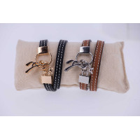 Pulseira Pénélope Signature Conhaque Castanho