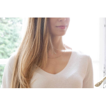 Colar Penélope Eugénie Dourado Ouro Colar Penélope Eugénie Dourado Ouro