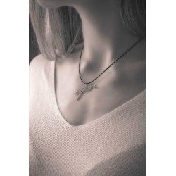 Colar Pénélope equestre Prata