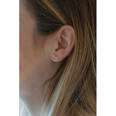 Brincos Pénélope Milly Dourado Ouro