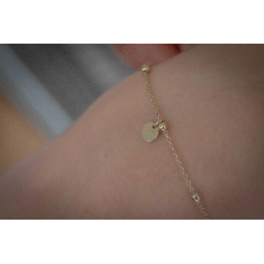 Pulseira Pénélope Eugénie dourada Dourado Ouro