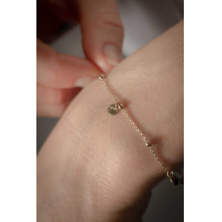 Pulseira Pénélope Eugénie dourada Dourado Ouro