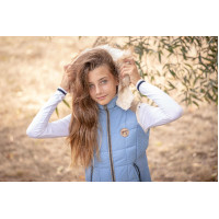 Colete acolchoado Pénélope Roger sem mangas Caqui Kaki