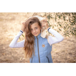 Colete acolchoado Pénélope Roger sem mangas Azul ártico