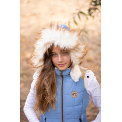 Colete acolchoado Pénélope Roger sem mangas Azul ártico