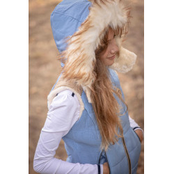 Colete acolchoado Pénélope Roger sem mangas Azul ártico