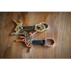 Chaveiro Pénélope Conhaque / prateado Castanho Chaveiro Pénélope Conhaque / prateado Castanho
