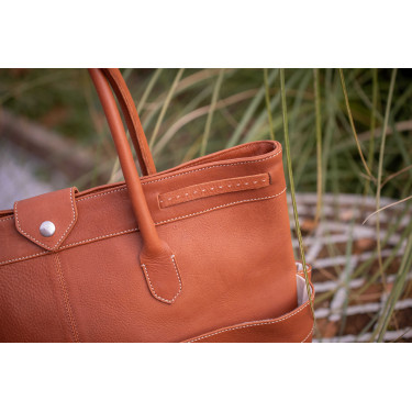 Bolsa Pénélope Maisons Laffitte Conhaque Castanho