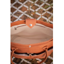 Bolsa Pénélope Maisons Laffitte Conhaque Castanho