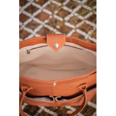 Bolsa Pénélope Maisons Laffitte Conhaque Castanho