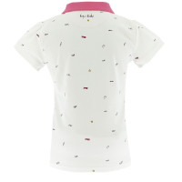 Polo Equi-Kids Love Branco Polo Equi-Kids Love Branco