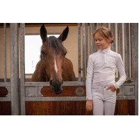 Pólo de competição Eden by PL Bruges Branco / fita azul branca vermelha